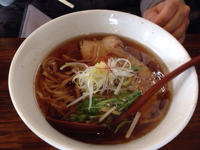 柏崎市「麺場 風雷房」の淡麗塩ラーメンは彩りも鮮やか( ＾∀＾) -