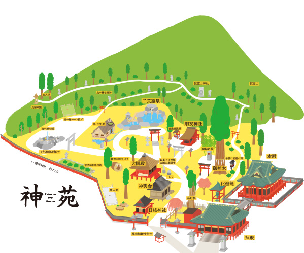 日光東照宮に一番近くて便利な日光二荒山神社本社駐車場