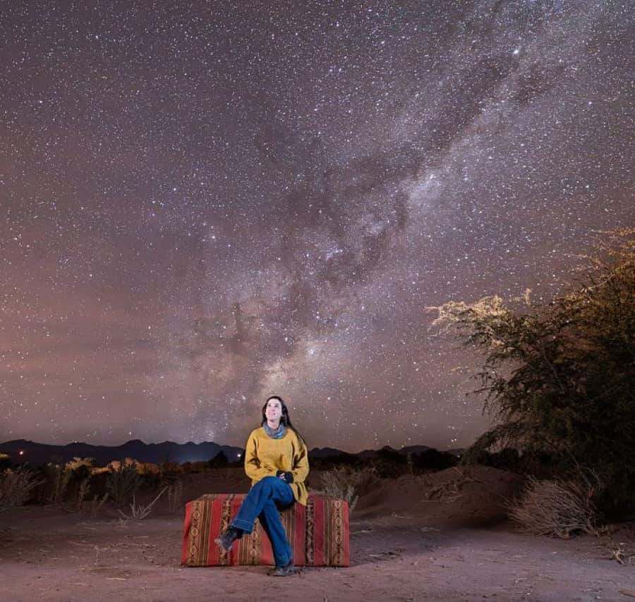 アタカマ高地で、天の川の星空撮影アンディーナ・ブログ
