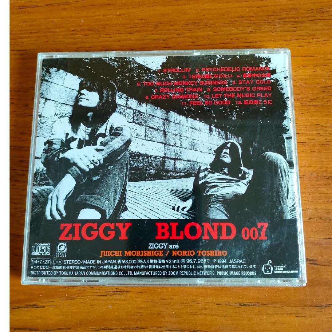 ジギーZIGGY/ブロンドセブンBLOND 007☆CD｜代購幫