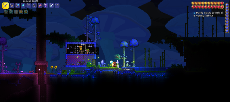 森のパイロンを手に入れようとしてるんだけど、家って離れすぎてる？ : r Terraria