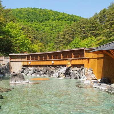 温泉草津温泉 西の河原露天風呂 草津三湯
