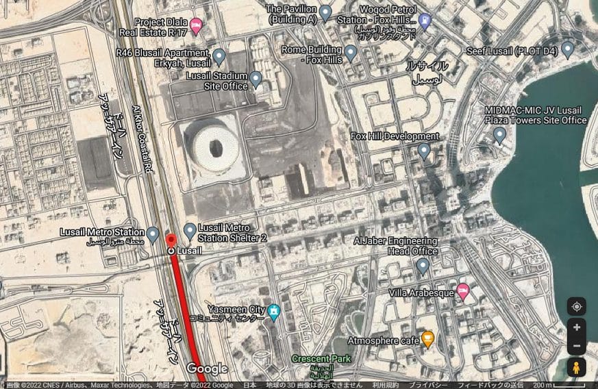 カタールW杯 全スタジアムの交通アクセスが路線図で一目瞭然！行き方を覚えて現地観戦計画を立てようサカ×マイル