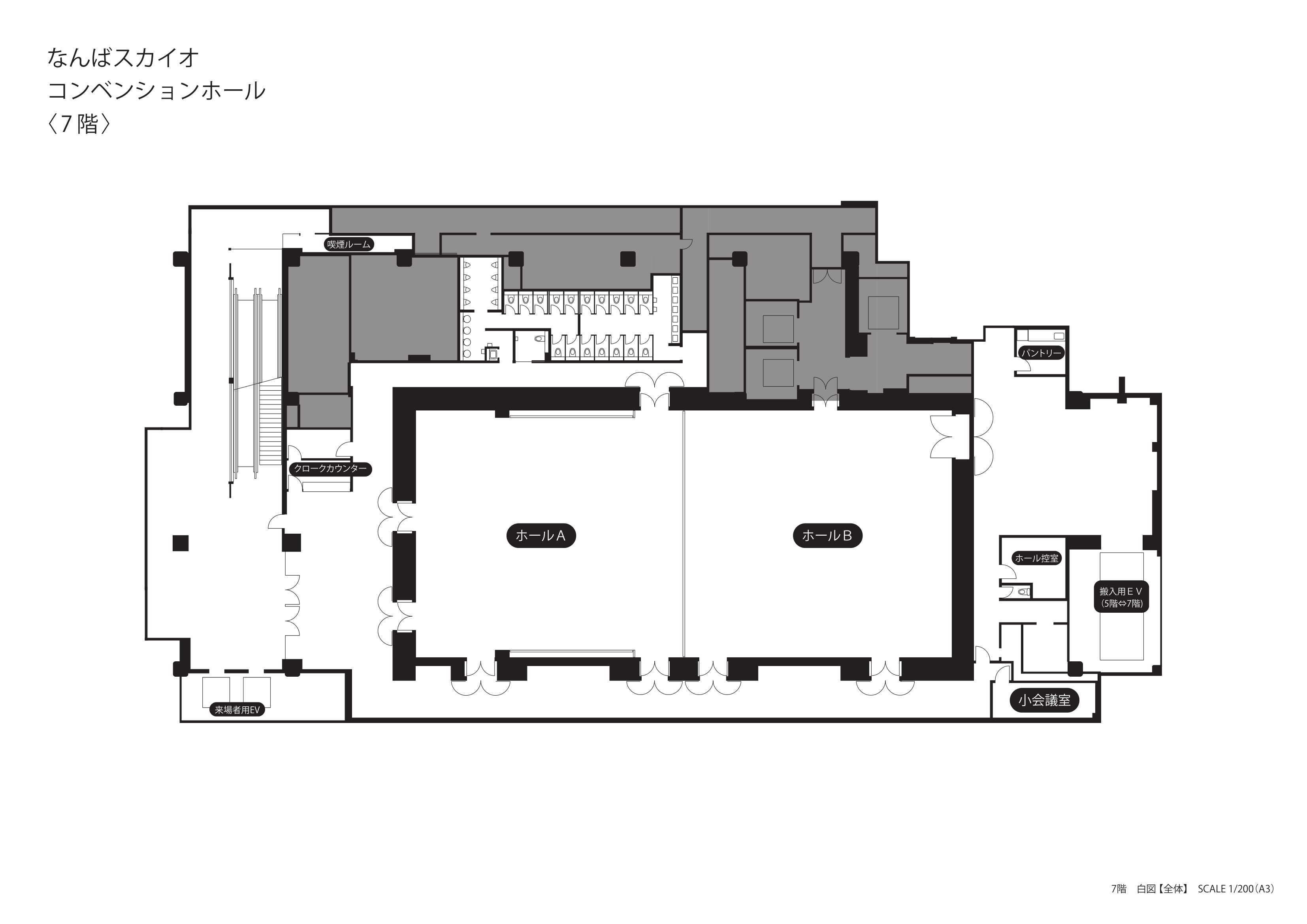 1Fフロアマップなんばスカイオ なんばSkyO