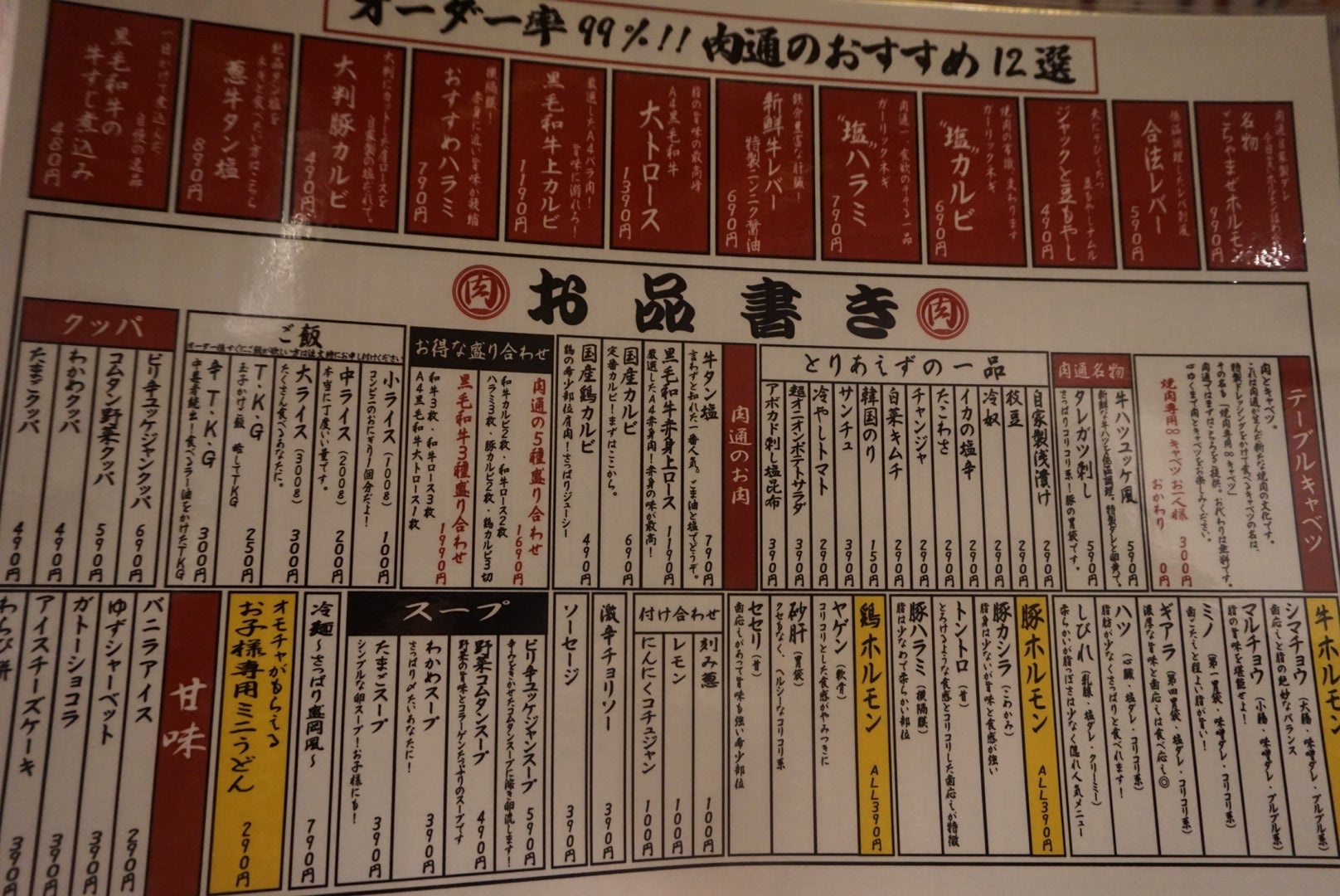 千歳船橋肉流通センター 席・個室・貸切一覧 -