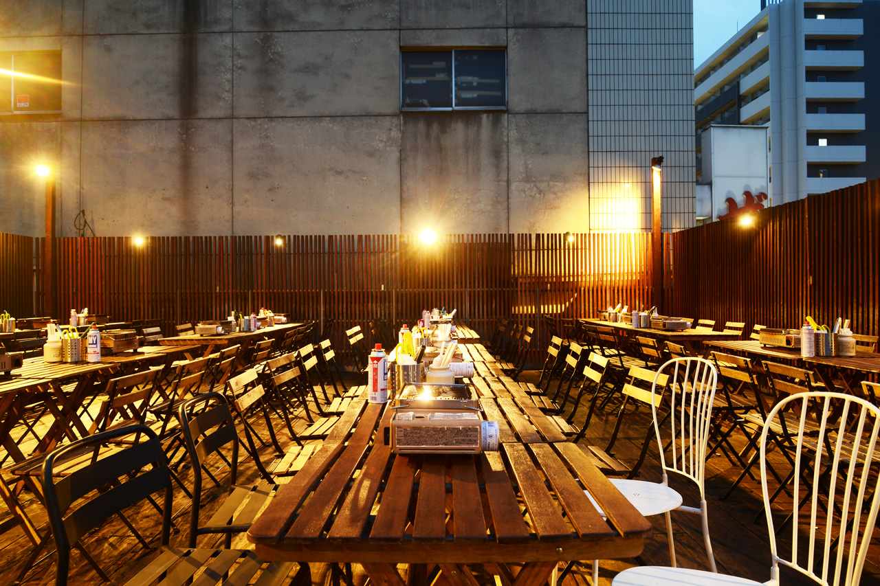 柳ヶ瀬ビアガーデン＜2025.4.29〜開催＞コリアンBBQ＆ビュッフェ × ビール！岐阜市の中心地で乾杯