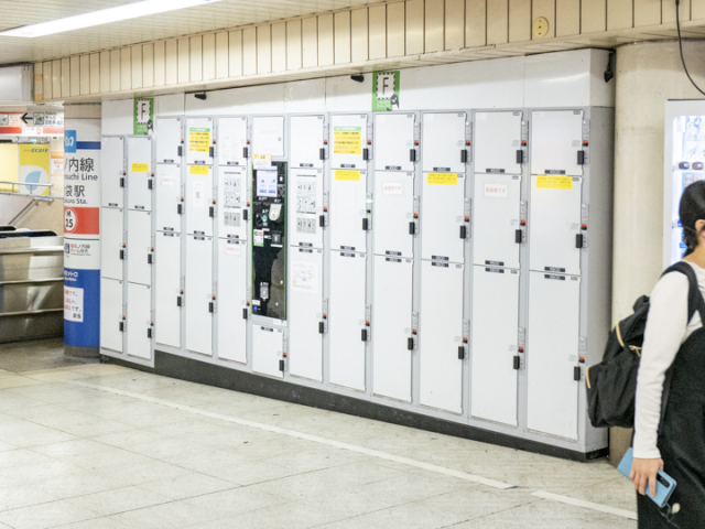 池袋駅西側のフジコインロッカ