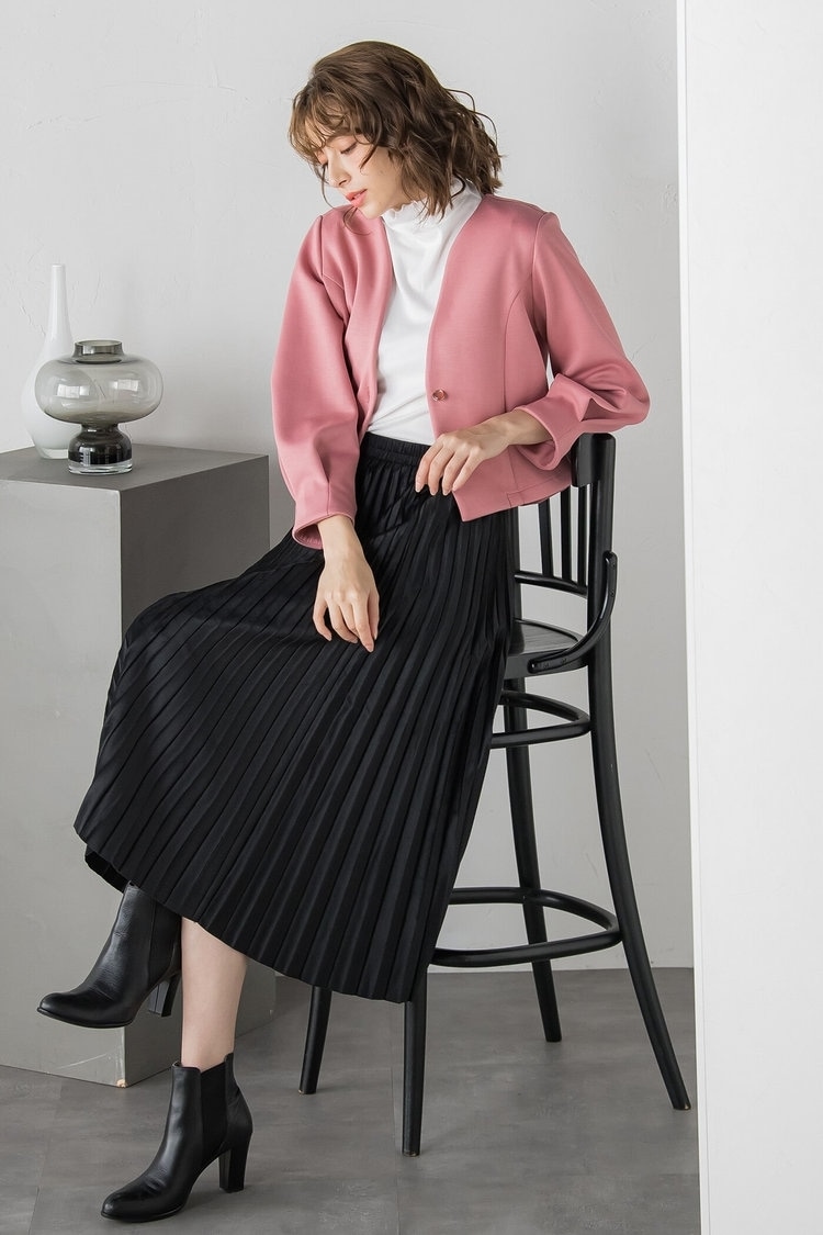 草津温泉旅行コーデ５０代の上品で華やかコーデ