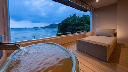 半露天風呂付貴賓室-お部屋群馬県 水上温泉の宿・旅館『源泉湯の宿 松乃井』