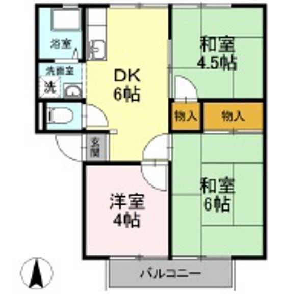 エレガンス大供岡山県岡山市北区大供表町 大元 1K 家賃5.4の賃貸マンション・貸家物件：