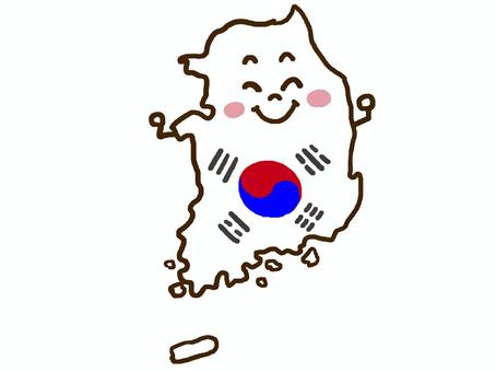 韓国の地図 イラスト素材5230227- フォトライブラリ