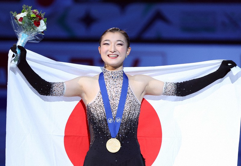 坂本花織 スケートカナダ2024 フリー演技解説：英語フィギュアスケートYouTube