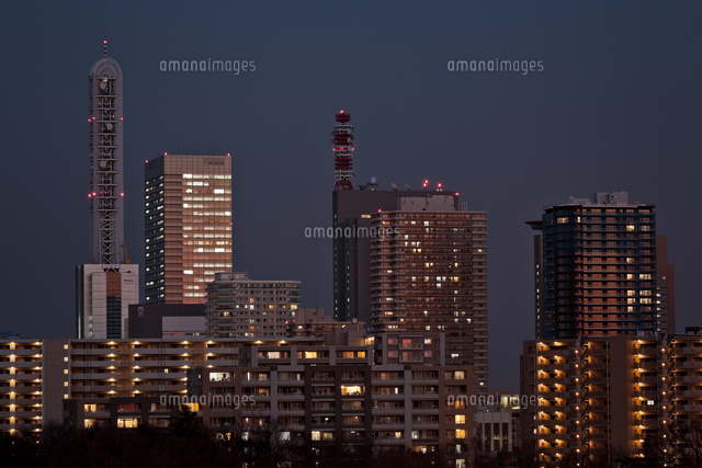 さいたま新都心駅付近の夜景 - 咲いた万歩