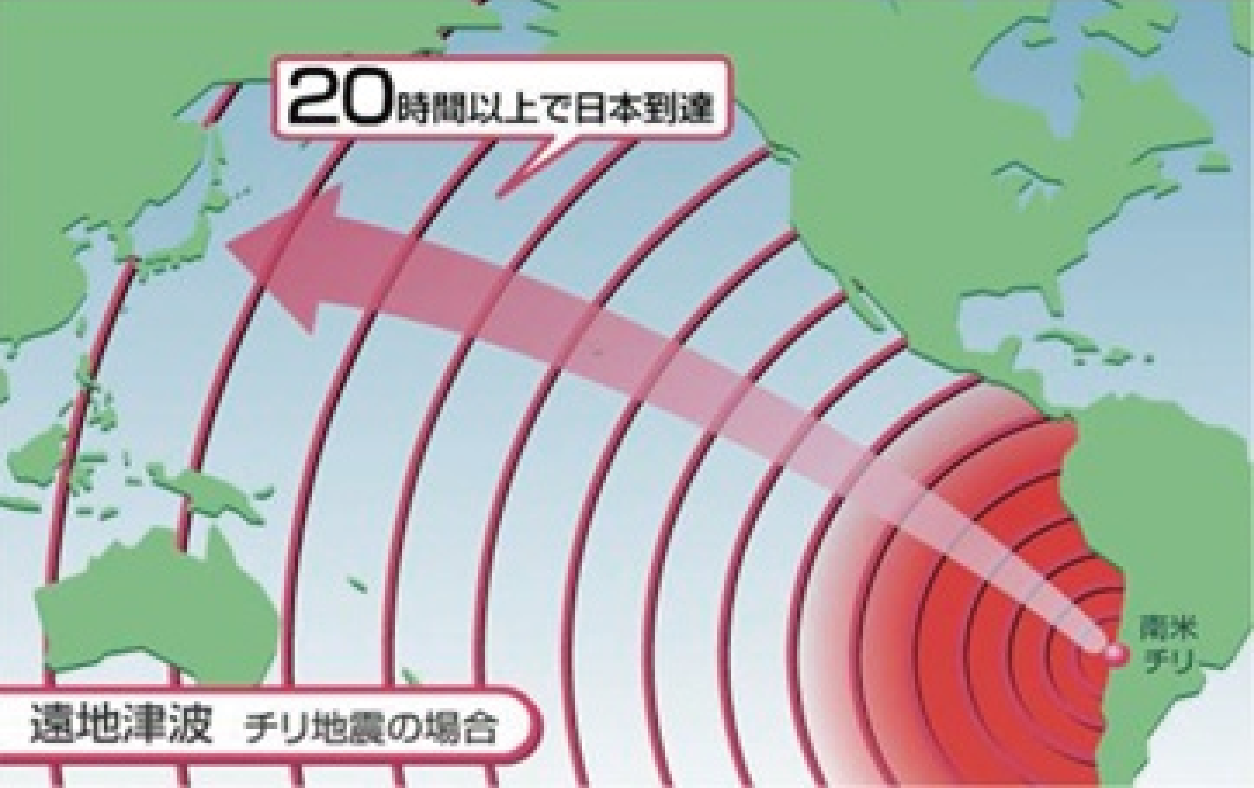2010年2月27日 チリ地震津波