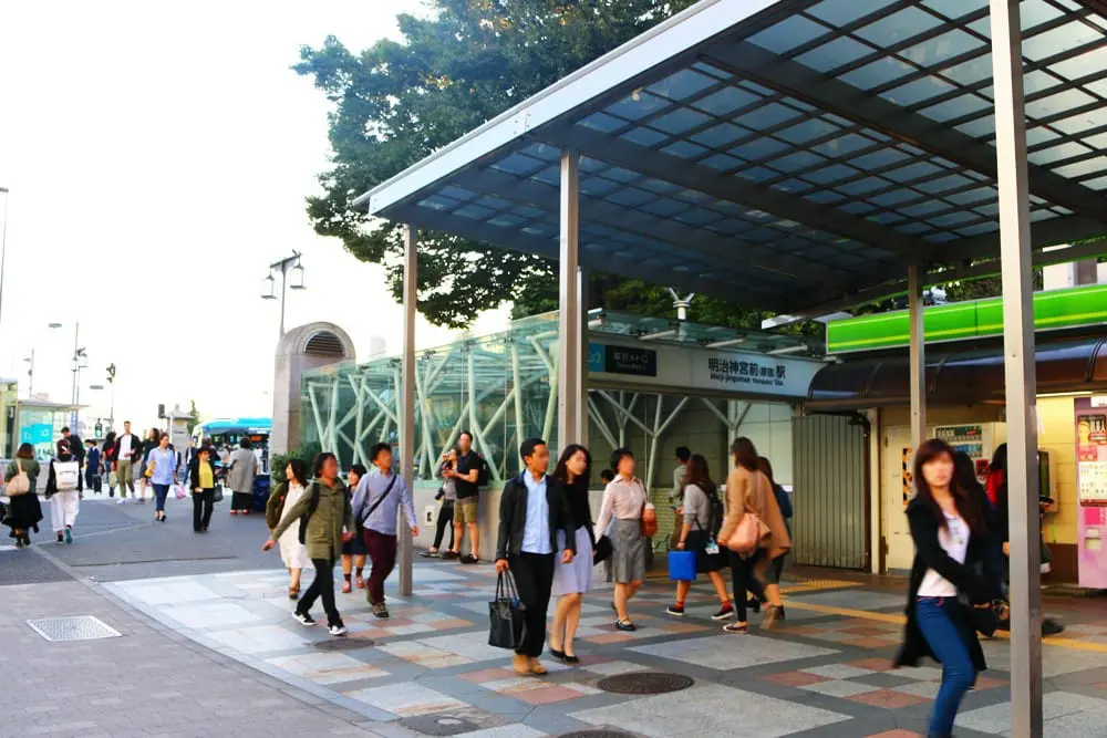 原宿駅の構内図 山手線わかりやすい地図と写真 -