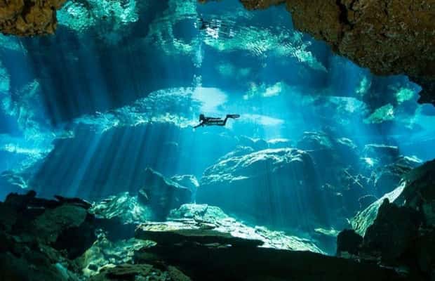 セノーテ２タンクダイビング＆プラヤデルカルメンウォータースポーツカンクン＆ツアーズメキシコ