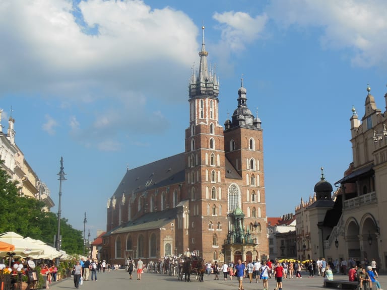 世界遺産 ! クラクフ・聖マリア教会