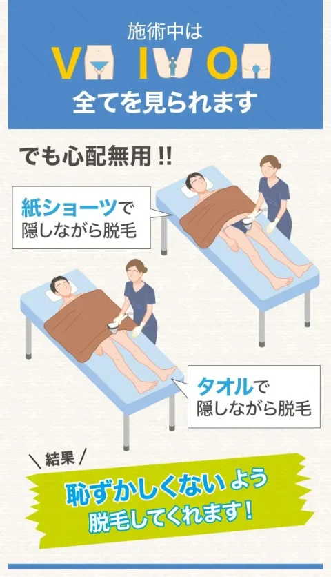 女性施術者に聞いた】メンズVIO脱毛の施術中にたつ人いる？射精してしまう人も？｜表参道・南青山の高級脱毛メンズクララクリニック