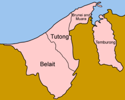 青いピンが固定されたブルネイの地図 ブルネイの固定された国旗Premiumベクトル素材