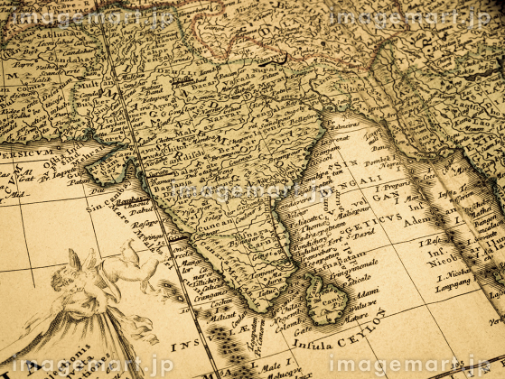 南インドの ジャイナ寺院地図