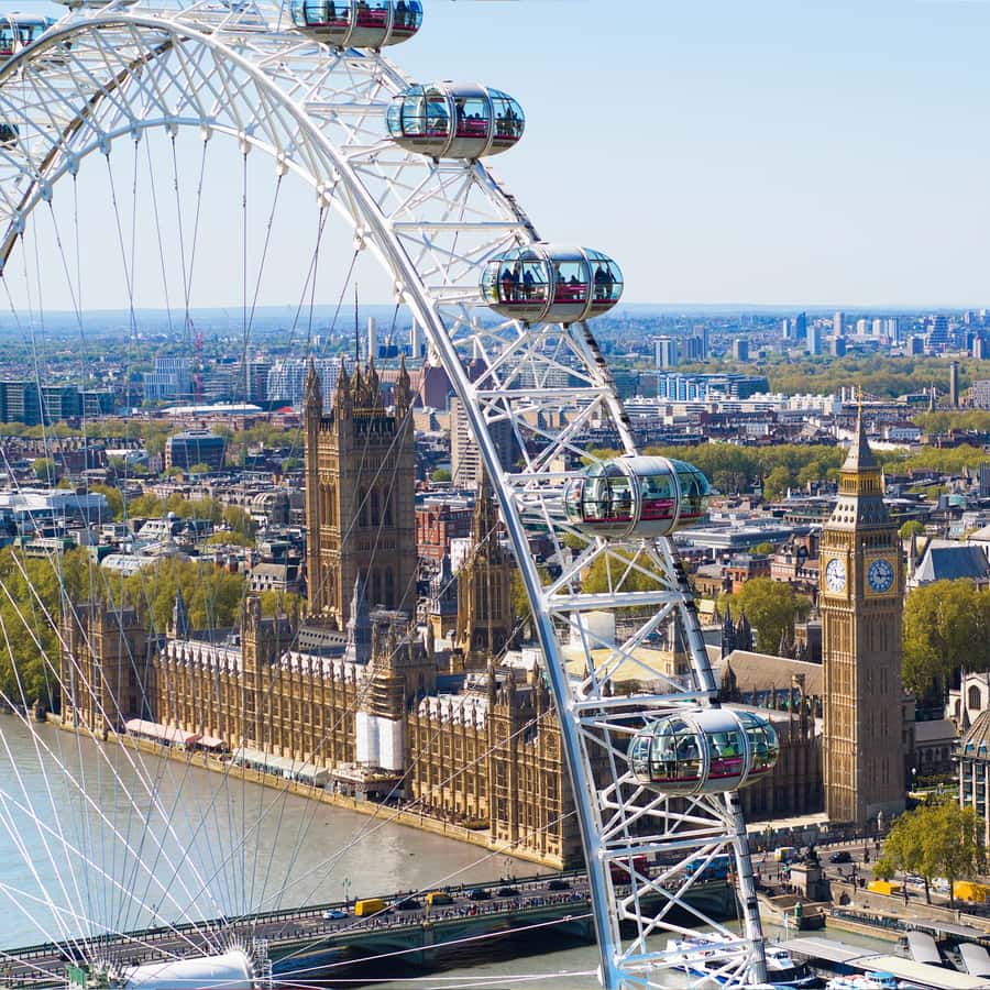 五輪聖火、大型観覧車ロンドン・アイに「搭乗」 写真14枚 国際ニュース：AFPBB News