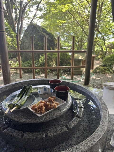 山梨市 季節限定！雰囲気バツグン！「兜山流しそうめん」に行ってみた山梨山梨市shorts -