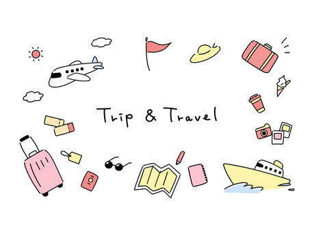 温泉 旅行 手描きイラスト無料イラスト・フリー素材なら「イラストAC」