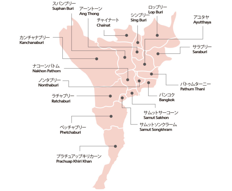 タイにある島の地図 - 旅行のとも、ZenTech