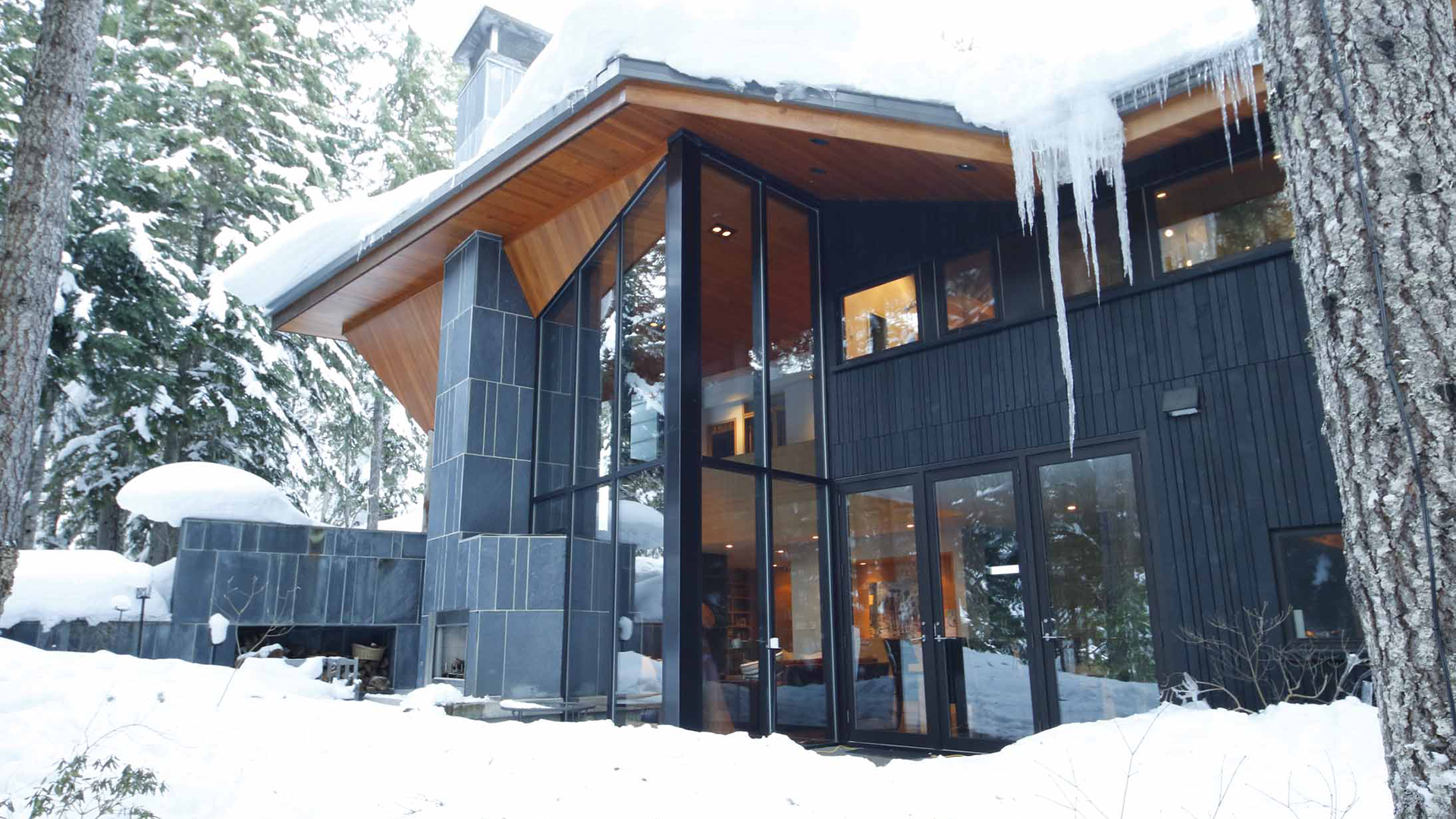 秋写真 紅葉に染まるカナダ オンタリオ州 パリーサウンドインテリア アートフォトポスター額装