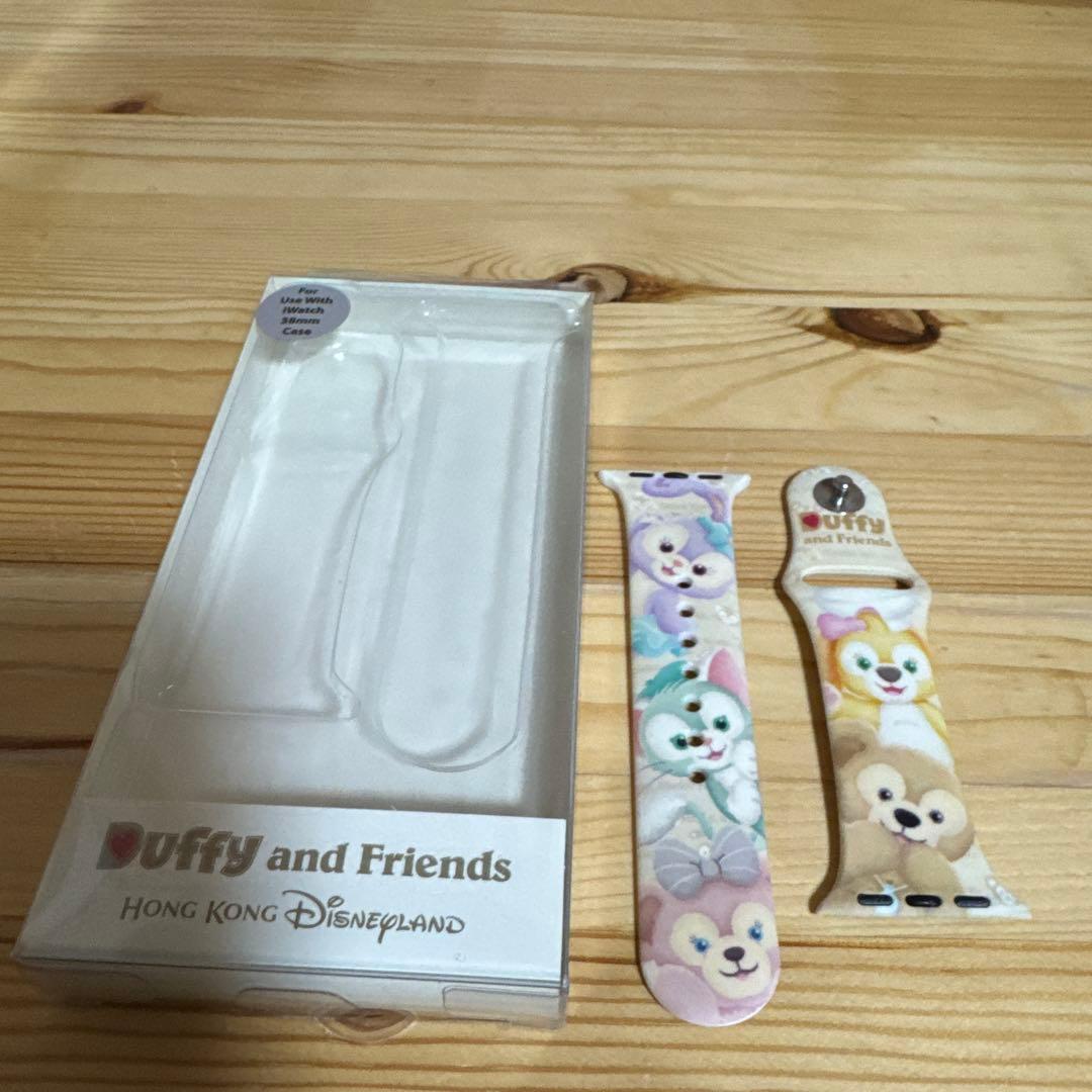 4上海ディズニー ダッフィー アップルウォッチベルトApplewatchバンド 香港ディズニーランドでApple