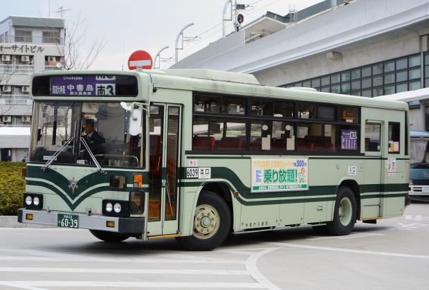 阪急バス90系統長岡京淀線全区間前面展望 京阪淀駅ーJR長岡京駅西口