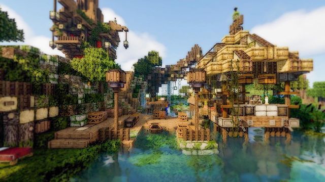 マインクラフトで作った水上のピラミッド建築 船でしか入れない秘密基地に「すき」「つくってみよう」の声Infoseekニュース