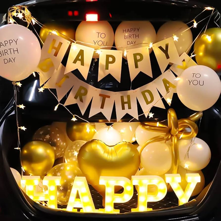 トランクサプライズ: かわいい車内誕生日サプライズのアイデアTikTok