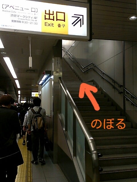 渋谷駅 井の頭線から山手線・埼京線・湘南新宿ラインへの乗り換えルート