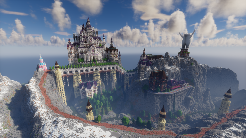 ファンタジーな村 1 : ぶれあのマイクラのやつ