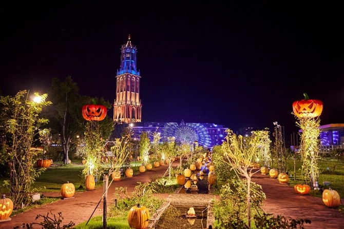 秋の花咲く街並みで巨大パエリアをほおばる 今年の秋はハウステンボスでヨーロッパ旅行しよう！ワイン・チーズ・ソーセージなどヨーロッパの「おいしい」が集まる収穫祭ハウステンボス株式会社のプレスリリース