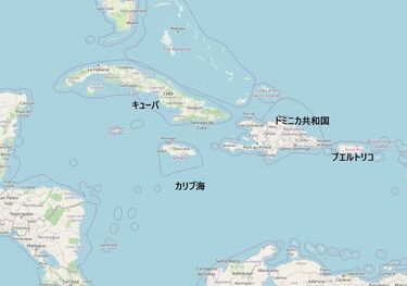 プエルトリコ木製地図68travel