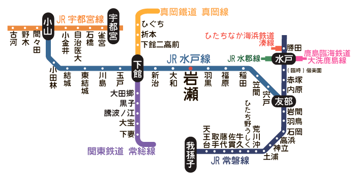JR水戸線 クチコミ・アクセス・周辺情報小山 -