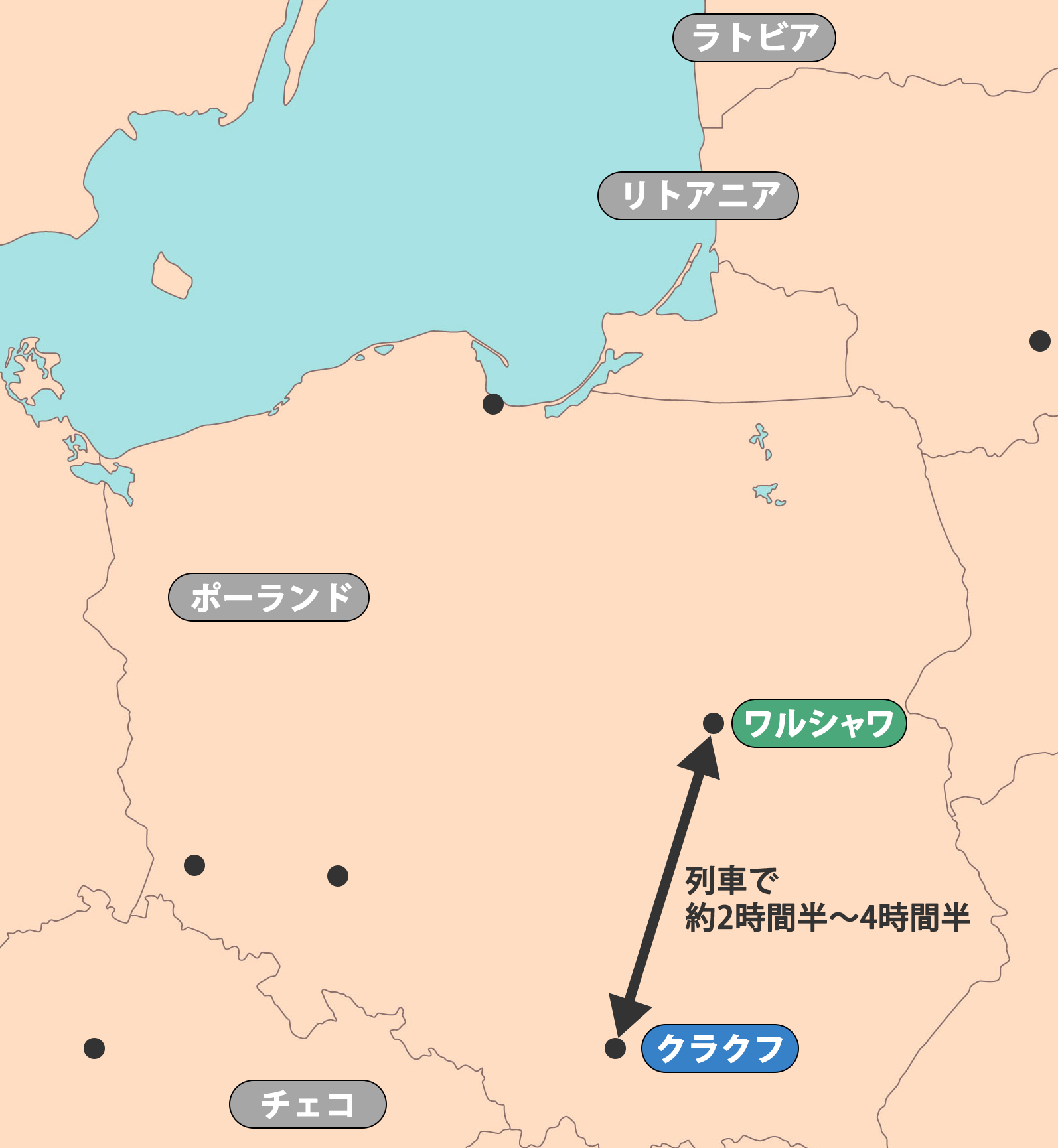 ワルシャワ半日街歩き＊1人でポーランドの首都を観光してみた旅行記The Cat's Pajamas ぱじゃねこ