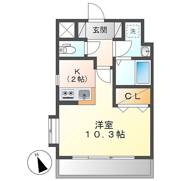 SUUMO】サンパレスフジタ／岡山県倉敷市水江／球場前駅の賃貸・部屋探し情報（100283920936） | 賃貸マンション・賃貸アパート