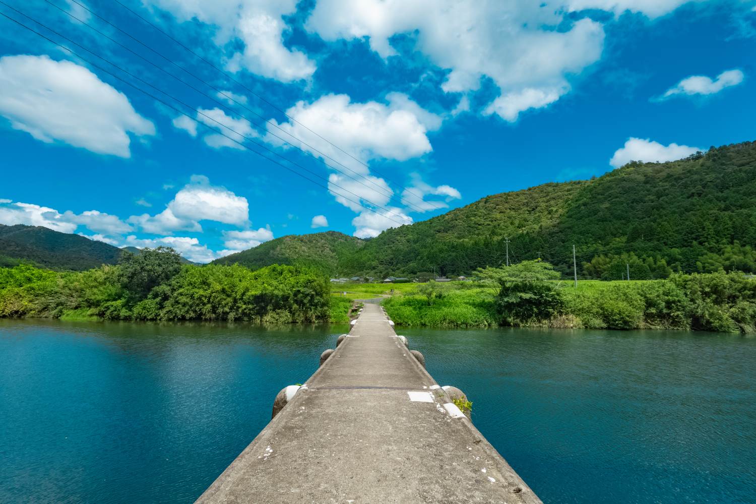 四万十川で一番古い沈下橋、一斗俵 いっとひょう 沈下橋は国の登録有形文化財ですしまんトロッコガイド☆地元のおばちゃんブログ