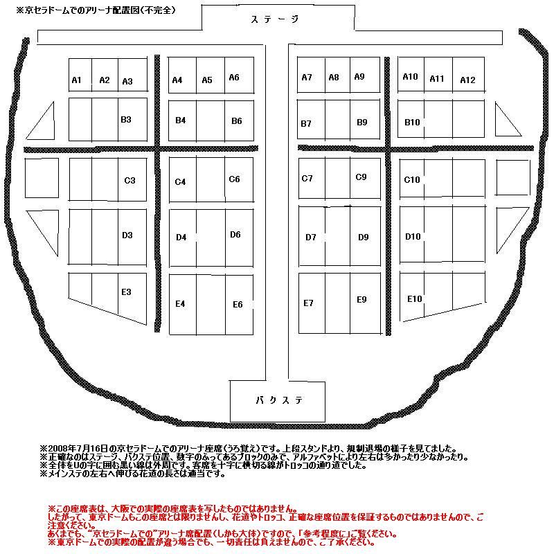 SMTOWN@京セラドームを前に 座席予想TIPSrisa-coの会議室～東方神起にうつつを抜かす日常