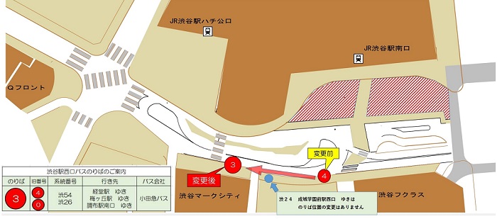 高層ビル5階の激セマBT!! 渋谷マークシティバスターミナル Tokyo Shibuya bus