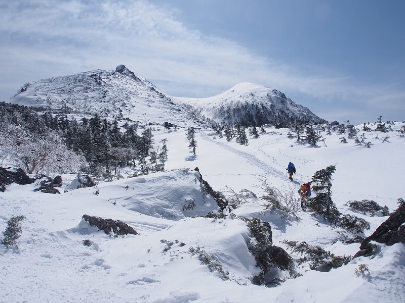 天狗岳 東峰・西峰 登山：第２日＜第２編：天狗岳登山路①～登山路②