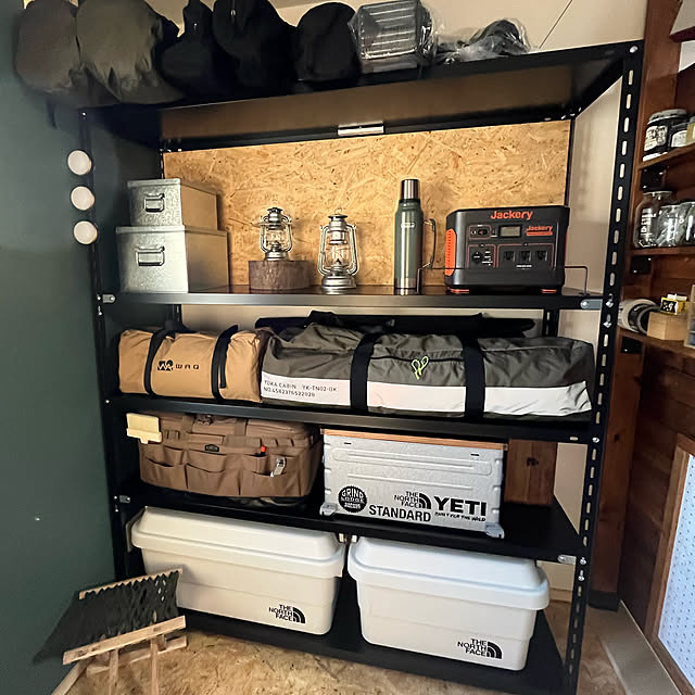 キタジマのスチールラックでキャンプ用品の整理＆収納方法を見直してみた – キャンプクエスト