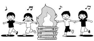 焚き火」のイラスト素材・ベクター画像 - イメージマートimagemart