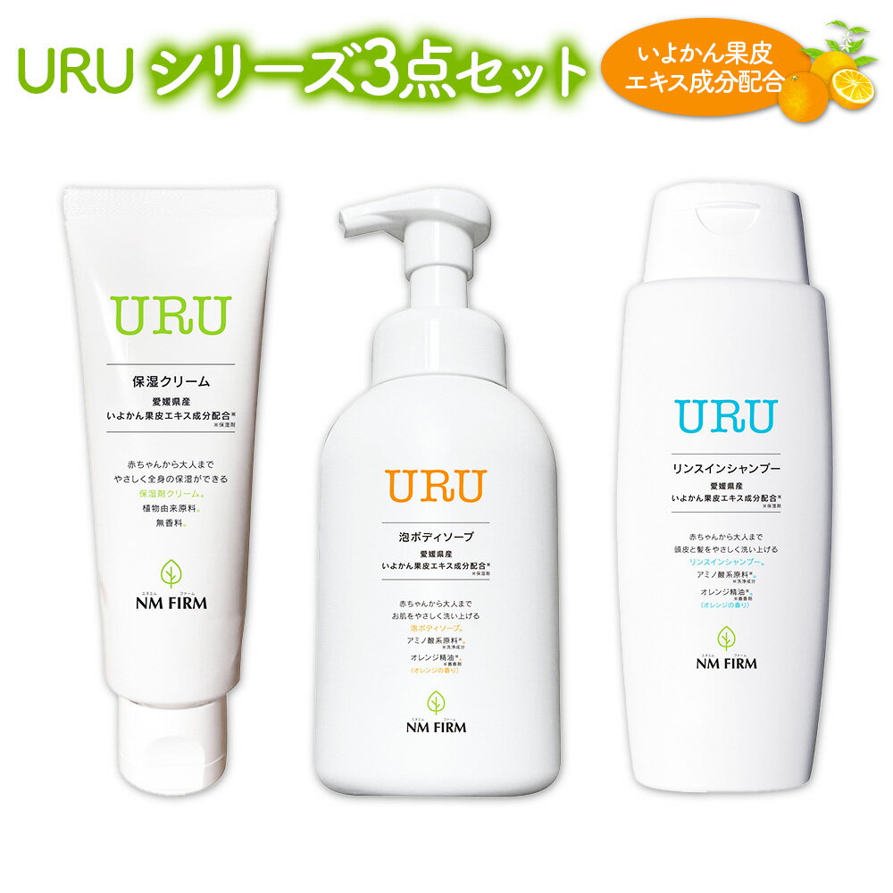 年内発送】赤ちゃんから大人まで安心して使える！ オレンジ香るURU泡ボディソープ 1本 愛媛県大洲市/NMFIRM