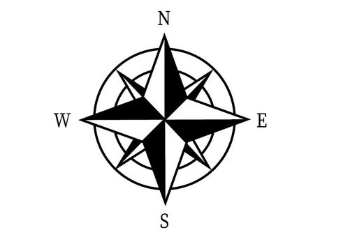 方位マーク 方向 北 地図記号 方角