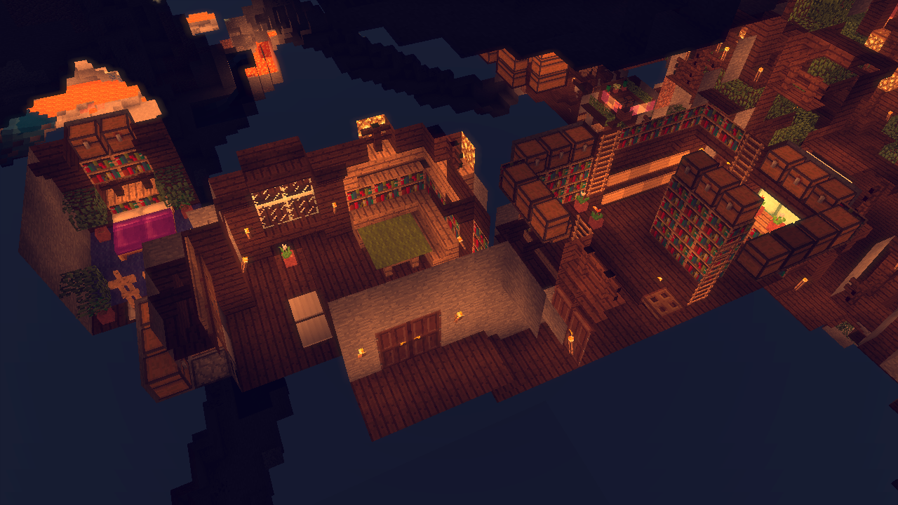 Minecraft渓谷に城郭都市を作る～Part5.SS001mihune さんのイラスト -