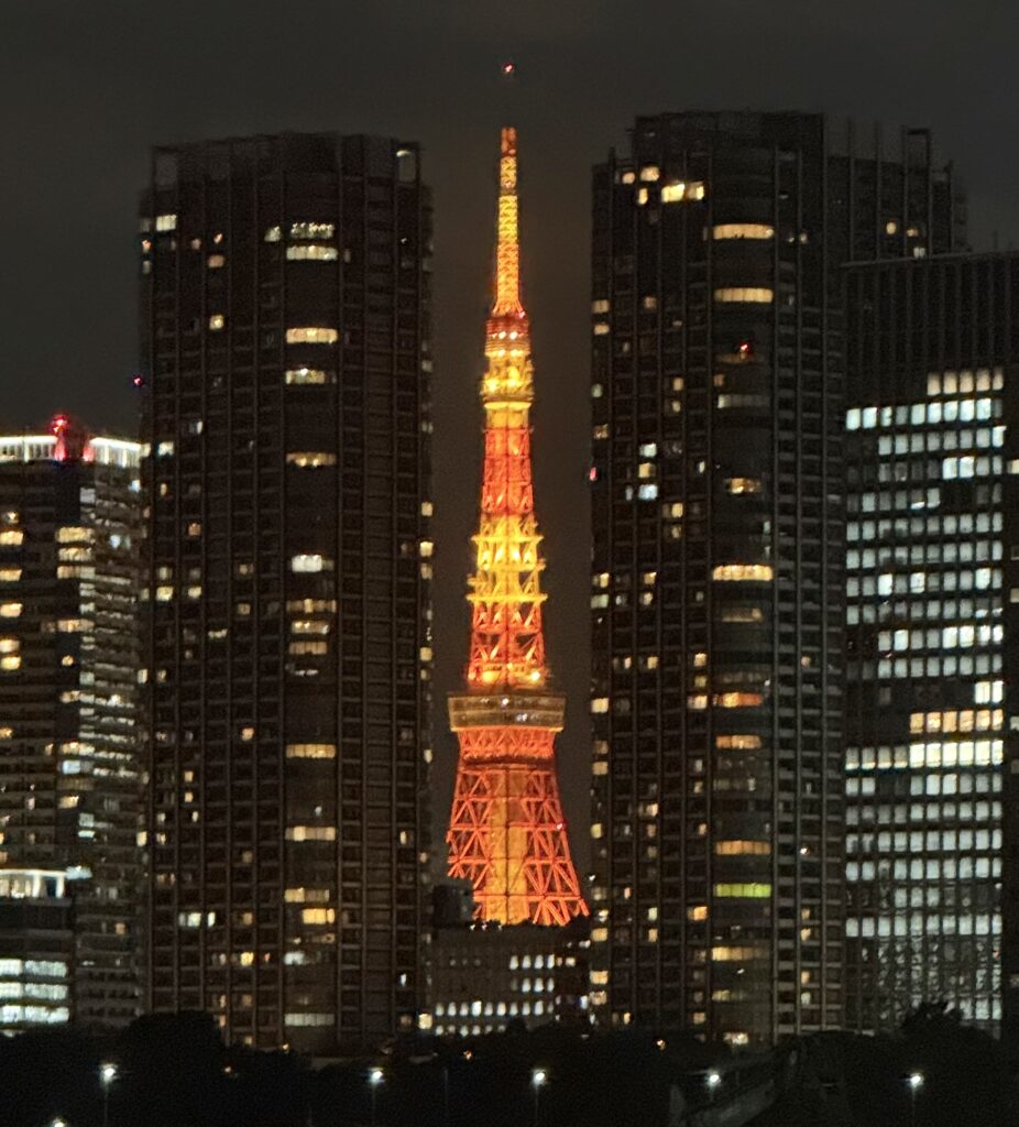 ライトアップ東京タワー 昭和時代